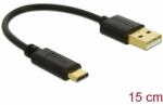 Delock Töltő kábel USB A-típusú - USB Type-C csatlakozó végekkel (85354)