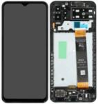 Samsung GH82-28653A Gyári Samsung Galaxy A13 4G SM-A135 LCD kijelző érintővel fekete kerettel előlap (GH82-28653A)