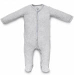  Kenguru Gold Hosszú ujjú Plüss Középen patentos Rugdalózó - (56) szürke - babyshopkaposvar