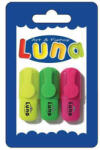 Luna Luna: Színes mini szövegkiemelő 3db-os szett (000601829) - jatekshop