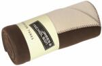 Daiber Pătură din fleece 150x170 JN952 - Maro / smântână | 150 x 170 cm (JN952-149157) Patura