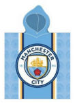  Manchester City FC törölköző/poncsó, 60x120 cm