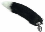 Orion Metal Tail 1 - Dop anal, alb și negru, 8.5 cm