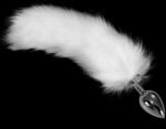 Orion Metal Tail 2 - Dop anal, alb, 7 cm