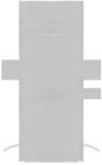 SPRINGOS Prosop pentru sezlong, cu 3 buzunare, microfibra, gri, 210x75 cm, Springos