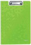 Leitz Clipboard Leitz WOW, dublu, polyfoam, A4, 100 coli, verde (41990054)