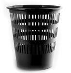 DONAU Cos pentru hartii Donau, 12 l, perforat, plastic, negru (D307-01) Cos de gunoi