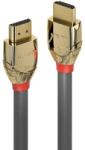 Lindy Lindy Ultra High Speed HDMI кабел, Gold Line, сив, 3м (37603)