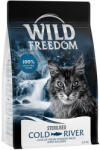 Wild Freedom 2x6, 5kg Wild Freedom Adult "Cold River" Sterilised lazac gabonamentes száraz macskatáp