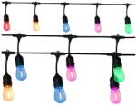 Polux LED Kültéri dekoratív lánc PARTY NEON 7, 6 m 10xE27/0, 6W/36V IP44 SA1833 (SA1833)