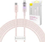 Baseus Fast Charging USB-A to Lightning Explorer Series 2m 20W (pink) (31842) - vexio
