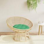 vidaXL Pernă rotundă verde, Ø 60 x11 cm, țesătură Oxford (361945)