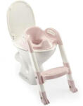 Thermobaby wc szűkítő lépcsős Kiddy Loo Rose poudre, rózsaszín