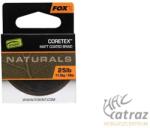 FOX Naturals Coretex 20 méter 25 lb Matt Coated Braid - Fox Félmerev Bevonatos Előkezsinór