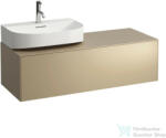 Laufen Sonar 117, 5x45, 5x34 cm-es 1 fiókos alsószekrény H816341, H816342 mosdókhoz, Gold H4054520340401 (H4054520340401)