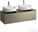 Laufen Sonar 117, 5x45, 5x34 cm-es 1 fiókos alsószekrény 2 db H816341 mosdóhoz, Titanium&Nero Marquina H4054540341421 (H4054540341421)
