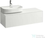 Laufen Sonar 117, 5x45, 5x34 cm-es 1 fiókos alsószekrény H816341, H816342 mosdókhoz, Matt fehér H4054520341701 (H4054520341701)