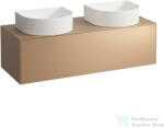 Laufen Sonar 117, 5x45, 5x34 cm-es 1 fiókos alsószekrény dupla kivágással H812340, H812341, H812342, H812343 mosdókhoz, Copper H4054240340411 (H4054240340411)