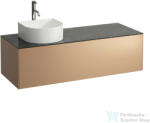 Laufen Sonar 117, 5x45, 5x34 cm-es 1 fiókos alsószekrény csaptelep és mosdó kivágással H812340, H812341, H812342, H812343 mosdókhoz, Copper&Nero Marquina H4054260341411 (H4054260341411)