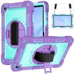  SOLID Husă durabilă pentru Huawei MatePad SE violet-mentol