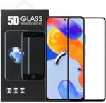Xiaomi Redmi Note 12 Pro 5G / Note 12 Pro Plus 5G (Pro+ 5G) / Poco X5 Pro 5G üvegfólia, tempered glass, előlapi, 5D, edzett, hajlított, fekete kerettel