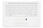 HP 14-CK000, 14-CM000 sorozathoz gyári új belga fehér billentyűzet modul touchpaddal (L23240-A41)