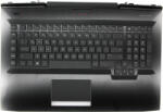 HP Omen 17T-AN100, 17-AN102X, AN-105TX, gyári új török fekete-fehér háttér-világításos billentyűzet modul touchpaddal (150W, kis Center-Pin nyílás) (L14994-141)