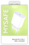 MySAFE Töltő 20W AC L77 - Typ-C - Fehér
