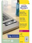 AVERY L6134-20 105x148mm ipari 80 db-os ezüst poliészter etikett (L6134-20) - bestbyte