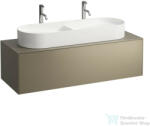 Laufen Sonar 117, 5x45, 5x34 cm-es 1 fiókos alsószekrény H812348, H812349 mosdókhoz, Titanium H4054710340421 (H4054710340421)