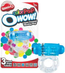 Screaming O Screaming Color Pop - vibrációs péniszgyűrű (átlátszó-kék) - szexaruhaz