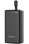 Awei P171K 60000mAh powerbank kijelzővel 65W - fekete