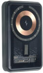 Awei P155K 10000mAh MagSafe powerbank + állvány 15W - fekete