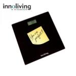  Cantar corporal Innoliving INN-119B, 180 kg, Platforma sticla, Negru Cantar baie