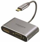  Promate Átalakító - MEDIALINK C2 (USB-C adapter, 1x4K HDMI, 1xVGA, szürke) (MEDIAHUB-C2) (MEDIAHUB-C2) - firstshop