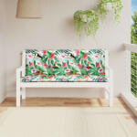 vidaXL Perne bancă de grădină, 2 buc. , multicolor, 150x50x7cm, textil (361711)