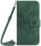  ART SUN FLOWER Husa portofel cu curea Xiaomi Poco F5 Pro verde