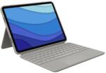 Logitech Combo Touch UK - безжична клавиатура с тракпад и отделящ се кейс с поставка за iPad Pro 11 M2 (2022), iPad Pro 11 M1 (2021), iPad Pro 11 (2020), iPad Pro 11 (2018) (бежов)