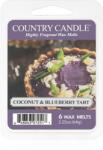 Country Candle Coconut & Blueberry Tart ceară pentru aromatizator 64 g