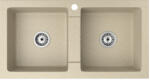  Gránit mosogató NERO Lybra + szifon (bézs)