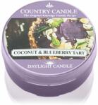 The Country Candle Company Coconut & Blueberry Tart lumânare 42 g