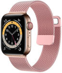 Apple Watch 42/44/45mm Karkötős óraszíj Milan világos rózsaszín
