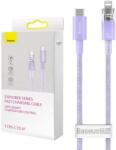 Baseus Fast Charging USB-C to Lightning Explorer Series 1m, 20W (purple) (31850) - vexio