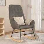vidaXL Scaun balansoar, gri deschis, material textil (341253) Balansoar