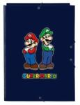 Super Mario Dosar Super Mario Bleumarin A4