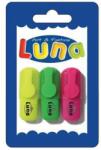 Luna Luna: Színes mini szövegkiemelő 3db-os szett (000601829) - innotechshop