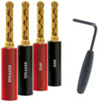 AudioQuest SureGrip 100 BFA aranyozott banándugó szett /8 db/