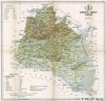  Baranya megye térképe fakeretben (16001FK)