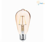TF FL Borostyán LED izzó filament COG E27 4W 2200K - RTV0100009 (RTV0100009)