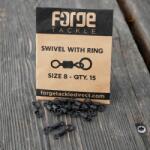 Forge Tackle Forge Swivel With Ring Size 8 Gyűrűs Forgó
